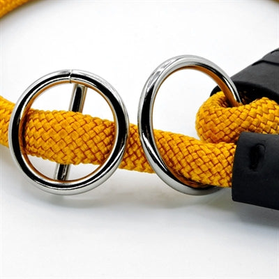 Morso Halb-Slip-Halsband für Hunde, normales Seil, recyceltes Gold