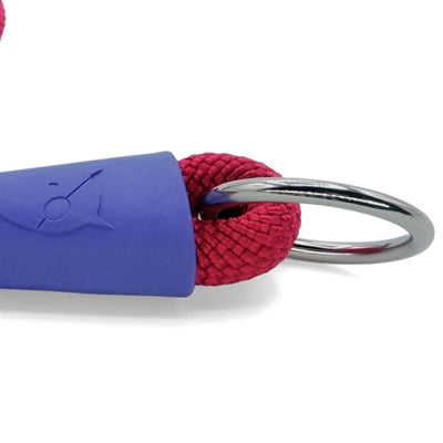 Morso Halb-Slip-Hundehalsband aus recyceltem, rotem Samt