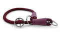 Morso Halb-Slip-Hundehalsband aus weichem, recyceltem Seil, pflaumenfarben