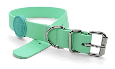 Morso Hundehalsband wasserdicht recycelt karibikgrün