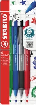 Stabilo pointball colorful balpennen - 4dlg.