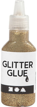 Creativ Company Glitzerkleber Gold, 25 ml