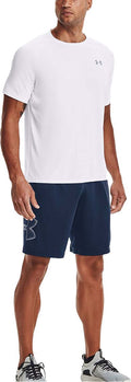 Under armour ua tech 2.0 ss tee-wht heren sportshirt - wit - overcast grijs m
