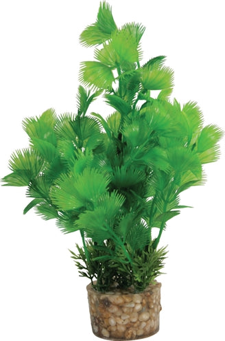 Zolux Ornament Kunststoffpflanze auf Steinspitze verschiedene