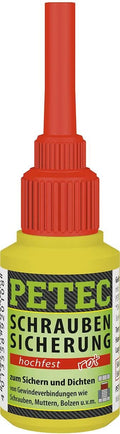 Petec schraubensicherung screw retention 10g high-strength red