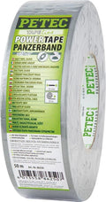 Petec gewebeband power tape panzerband armored tape silver 50m