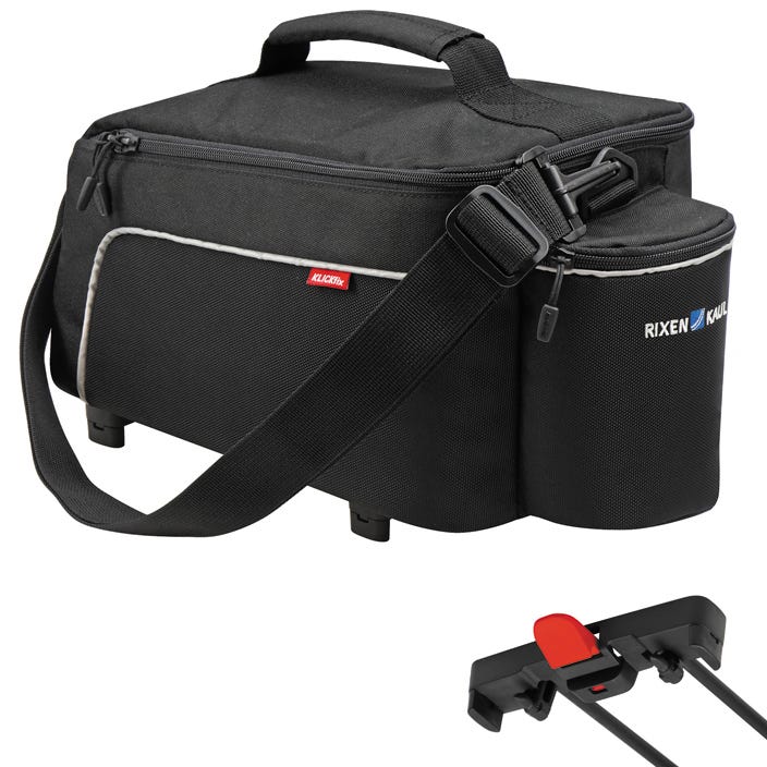 Klickfix achtertas rackpack light black racktime