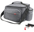 Abi klickfix enkele fietstas achter rackpack sport uniklip grijs