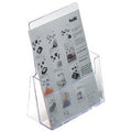 Documenthouder helit transparant 2 stuks plastic