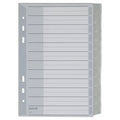 Blanco tabbladen leitz 1275 grijs pp (polypropeen)