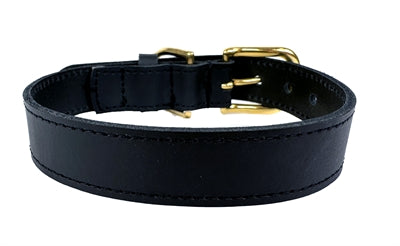 Sazzz Hundehalsband Braveheart Leder schwarz