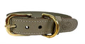 Sazzz Hundehalsband Braveheart Leder Taupe