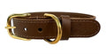 Sazzz Hundehalsband Braveheart Leder Sattelbraun