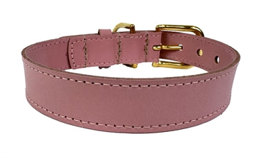 Sazzz Hundehalsband Braveheart Leder rosa