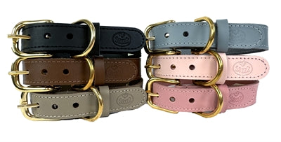 Sazzz Hundehalsband Braveheart Leder schwarz