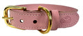 Sazzz Hundehalsband Braveheart Leder rosa