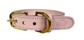 Sazzz Hundehalsband Braveheart Leder hellrosa