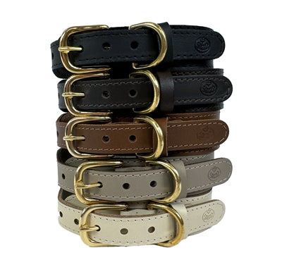 Sazzz Hundehalsband Pioneer Ledercreme