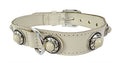 Sazzz Hundehalsband Adventure Stone Ledercreme