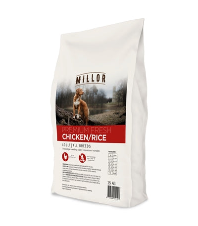Millor Premium extrudierter frischer Hühnerreis für Erwachsene