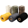 Creativ company macrame koord diverse kleuren, 6x198m
