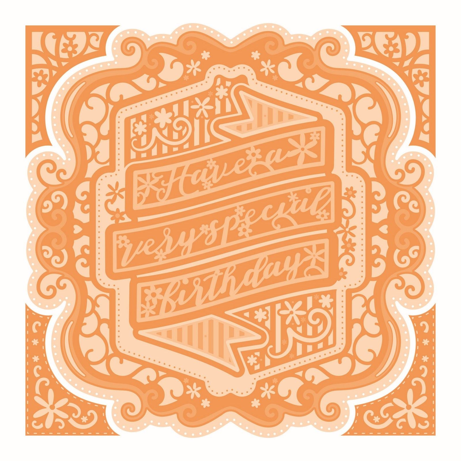 Tonic studios • essentials layering die set special birthday beautiful banner