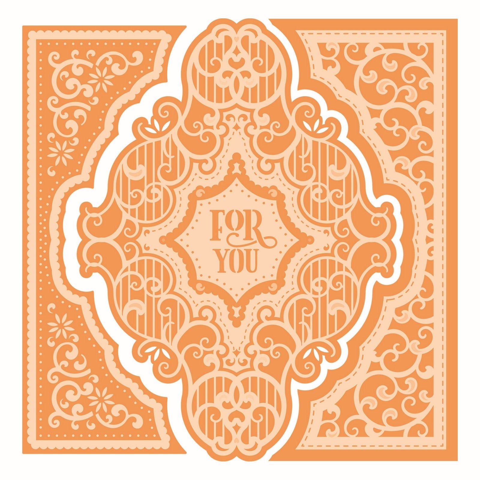 Tonic studios • essentials layering die set for you elaborate swirls