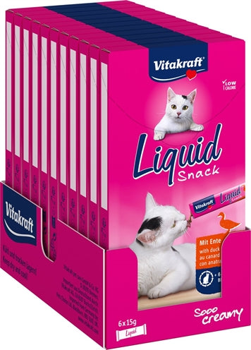 Vitakraft Katzen-Flüssigsnack Ente Beta-Glucan