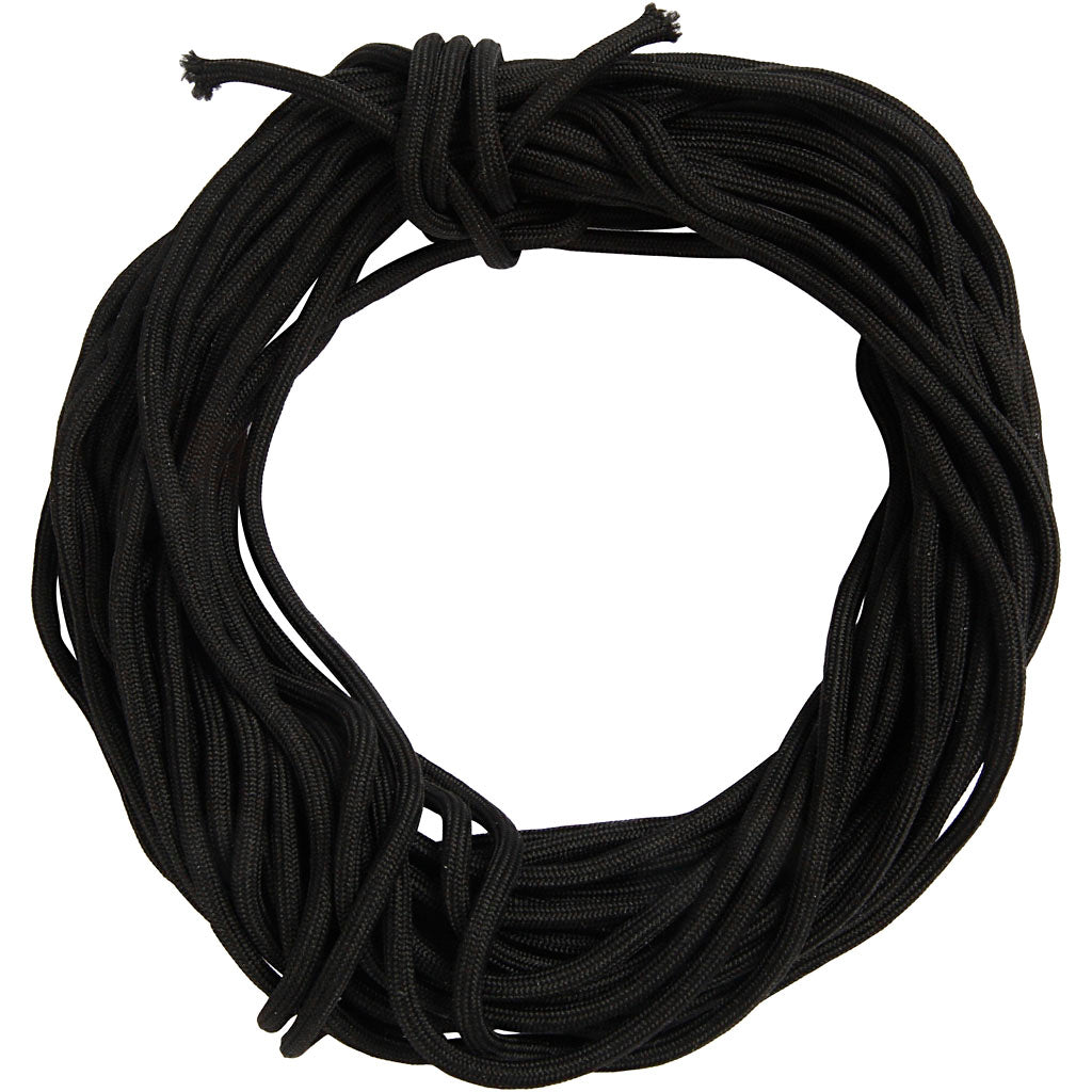 Creativ company creotime macramé koord, dikte 4 mm, zwart, 40 m