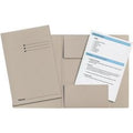 Esselte manilla 3-klepsmap - a4 - 50 stuks - grijs