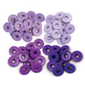 We r makers • wide eyelets 40pcs purple