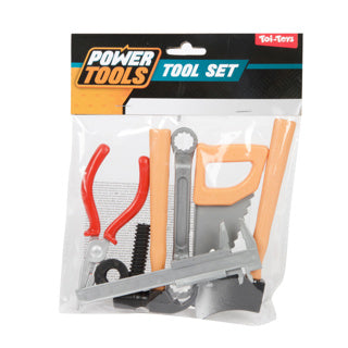 Toi-Toys Elektrowerkzeug-Set in Tasche, 7-teilig.