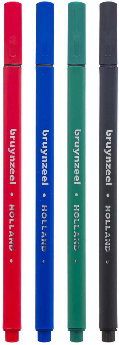 Bruynzeel Fineliner-Set 4 Farben