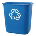 Rubbermaid papierbak recycling medium 26l blauw