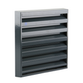 Renson 1062412 - skin opbouw muurrooster alu 431 (225x225) structuur 7016 | 2 stuks