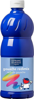 Lefranc bourgeois l b plakkaatverf redimix cobalt blue hue 500ml