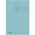 Esselte mappen 3 flappen folio 235x350mm blauw