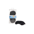 Source balance slaapmasker satijn met elastiek zwart