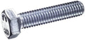 Dresselhaus zeskantbout 6-kt-screw,threaded head dresselh.m8x45 gal.verz.
