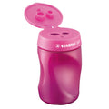 Stabilo easysharpener - 3 in 1 puntenslijper - links - roze