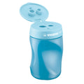 Stabilo easysharpener - 3 in 1 puntenslijper - links - blauw