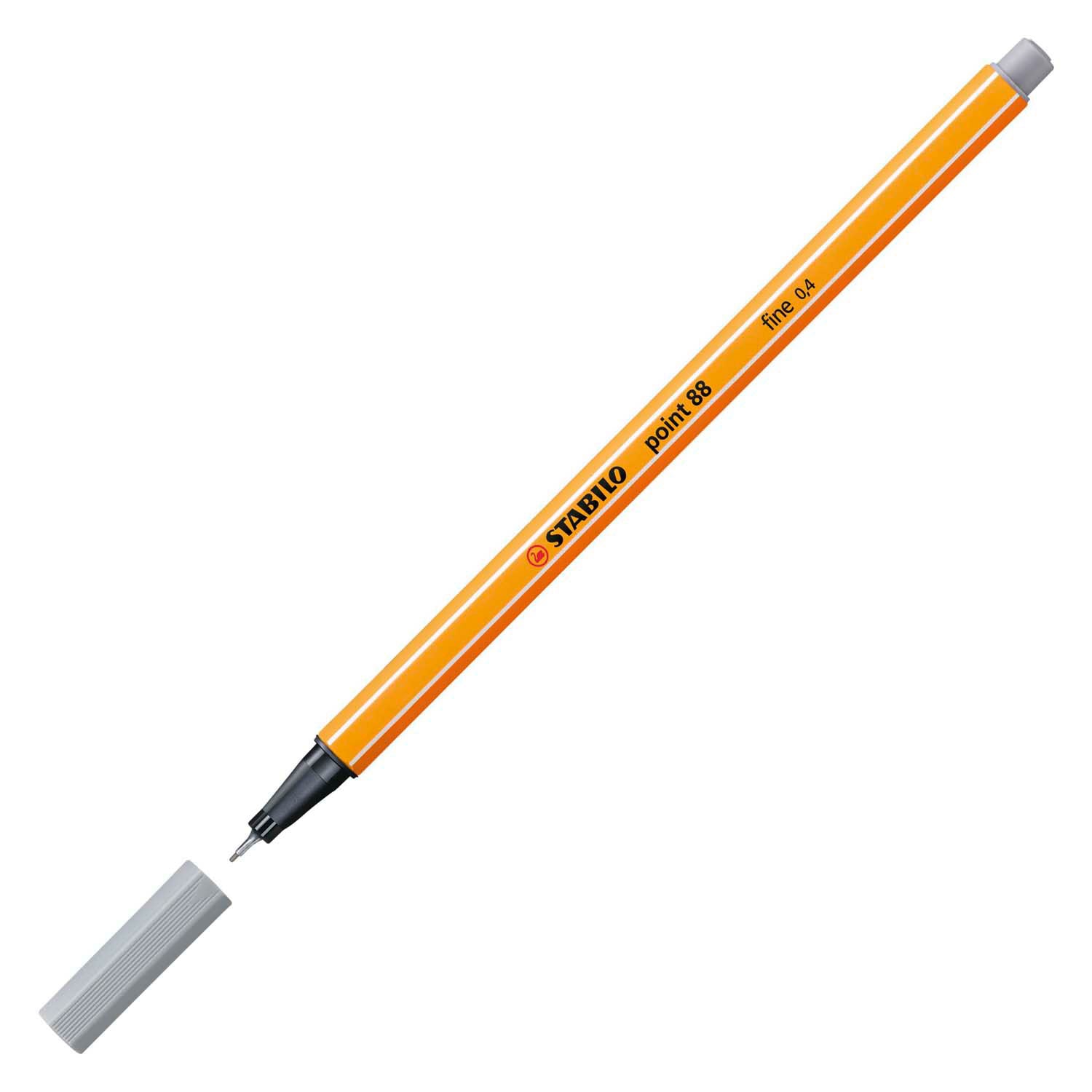 Stabilo Point 88 - Fineliner - mittleres Kaltgrau (88 95)