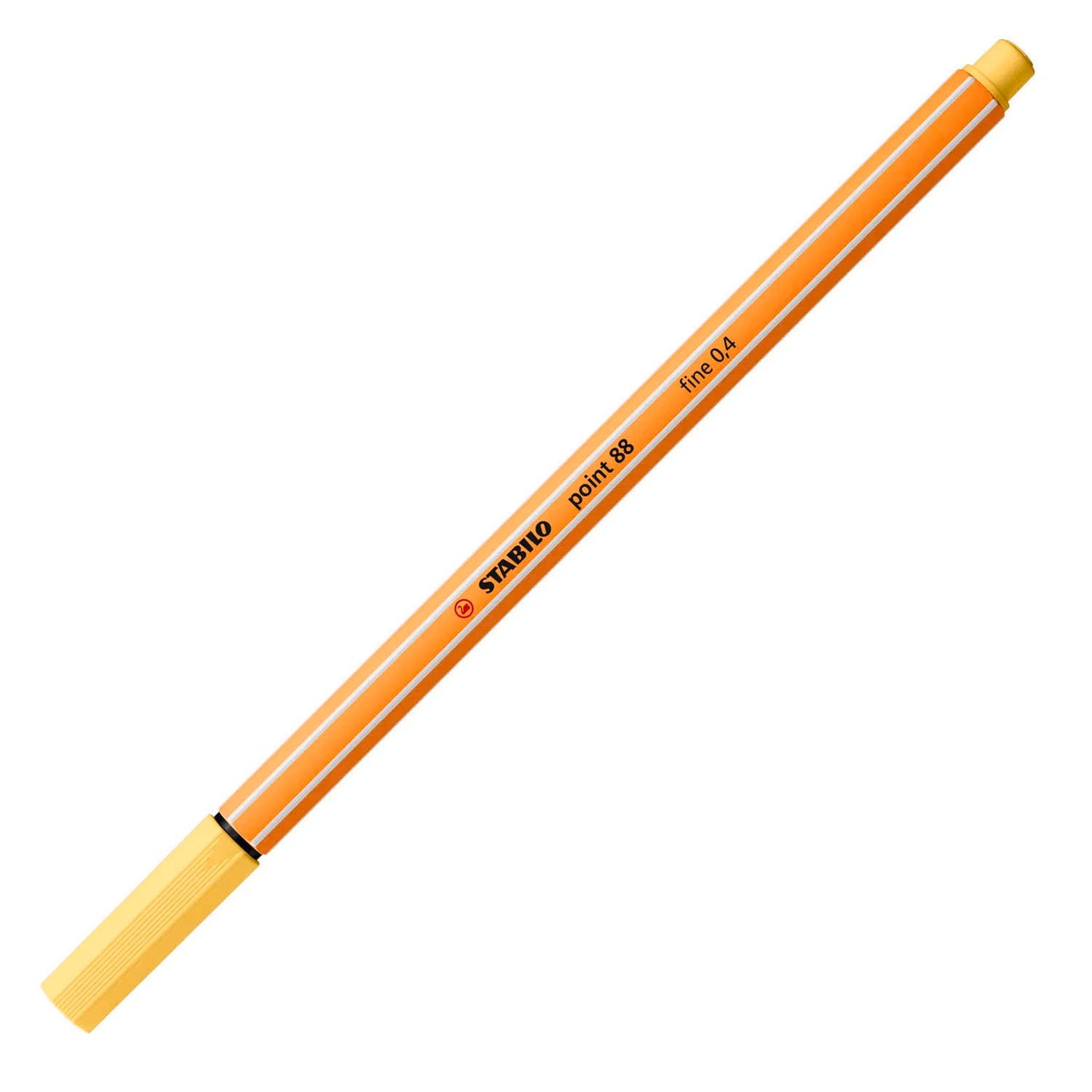 Stabilo point 88 | premium fineliner 0.4 mm | licht geel | per stuk