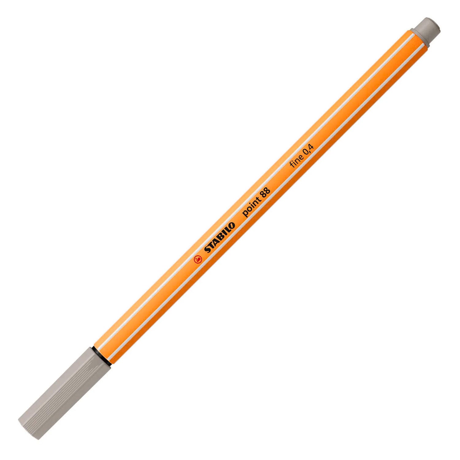 Stabilo point 88 fineliner - warm grijs