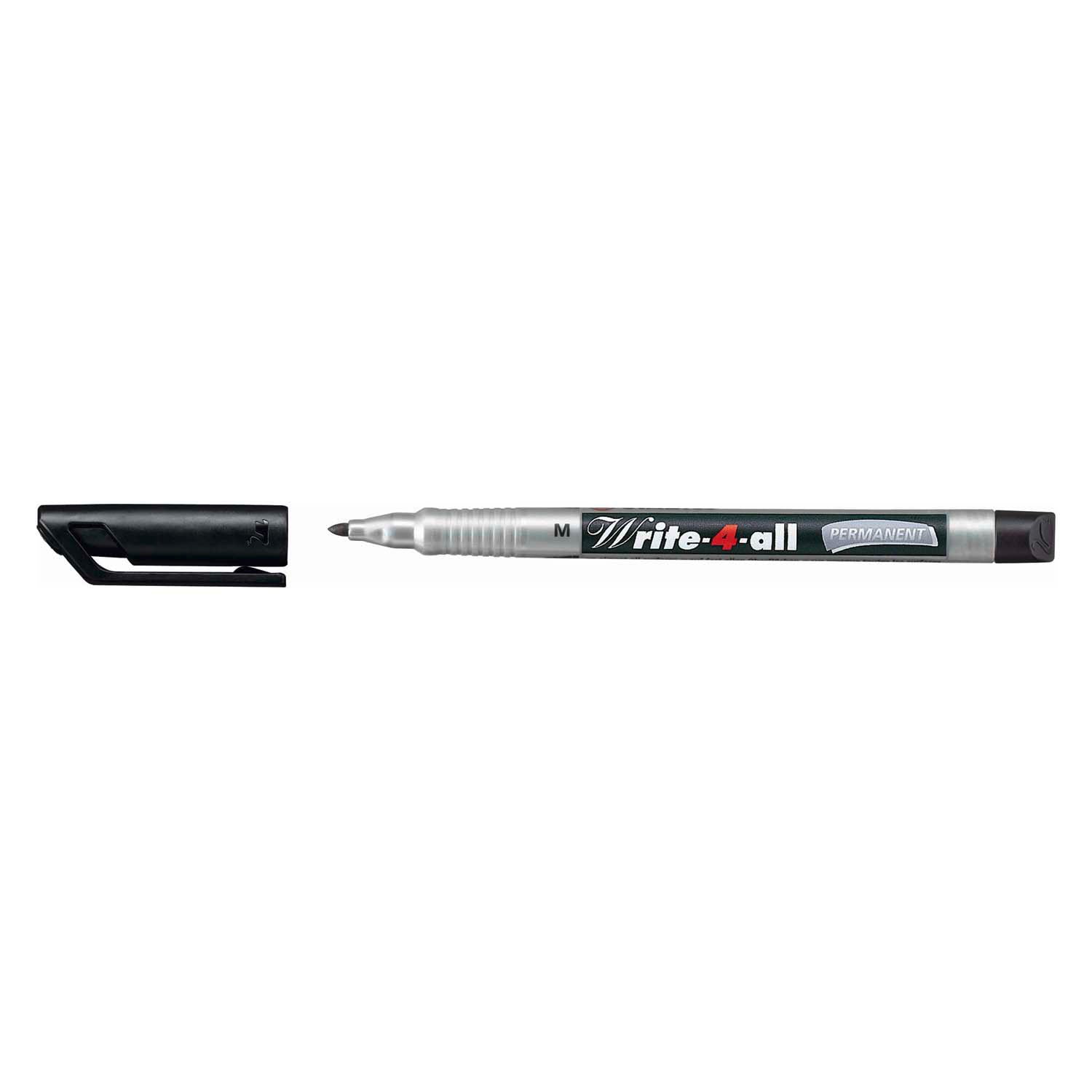 Stabilo write-4-all – Permanentmarker – mittel – schwarz