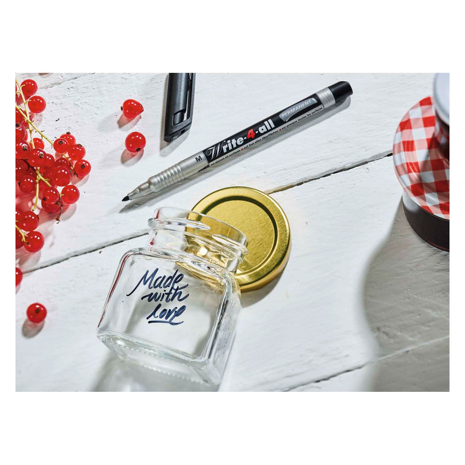 Stabilo write-4-all – Permanentmarker – mittel – schwarz
