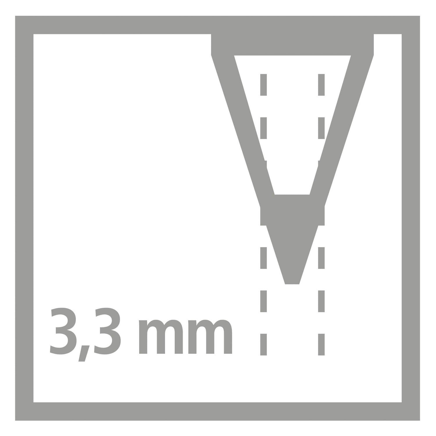 Stabilo all glaspotlood - kleur- en grafietpotlood - zwart