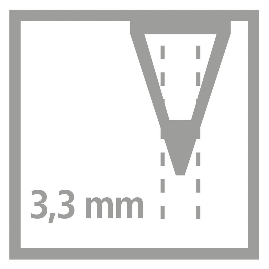 Stabilo all glaspotlood - kleur- en grafietpotlood - wit