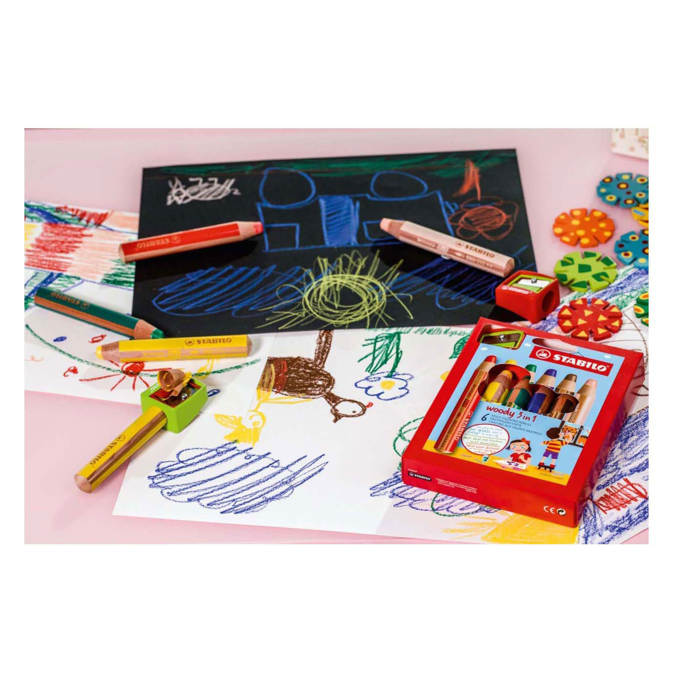 Stabilo Woody 3-in-1 Bleistiftspitzer