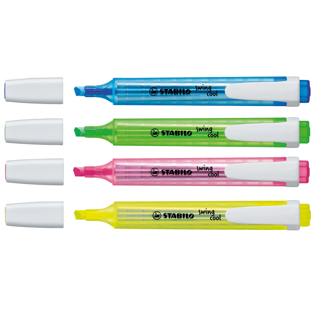 Stabilo Swing Cool - Textmarker - 4er-Set